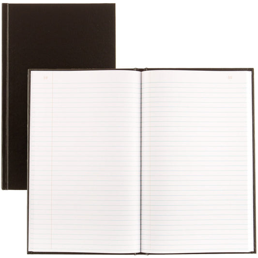 Blueline A790 Series 12 1/2" x 7 5/8" Perfect Binding Record Account Book, 200 Pages