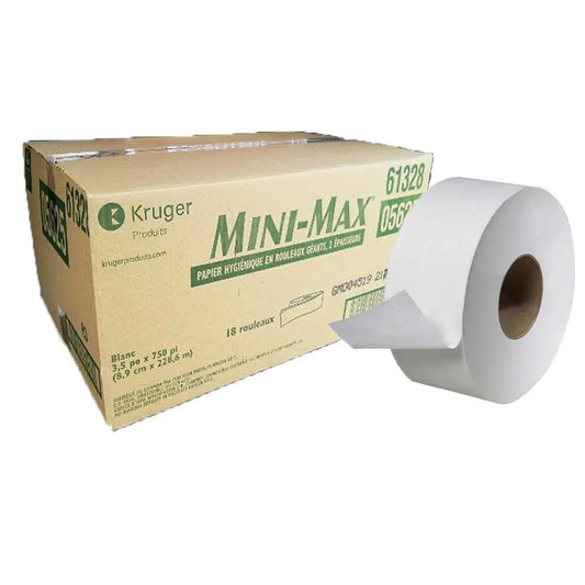 Toilet Tissue Jumbo 2ply #05625 Mini-Max® 750' 18 Rolls/Case