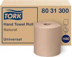 P/T 8" Kraft 313 Tork Roll #8031300 6/Case