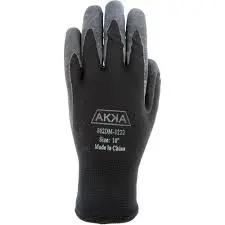 Cold-Resistant Gloves, 9/Large, Rubber Latex Coating, 13 Gauge, Polyester Shell Pair