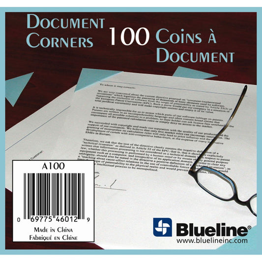 Blueline Document Corners