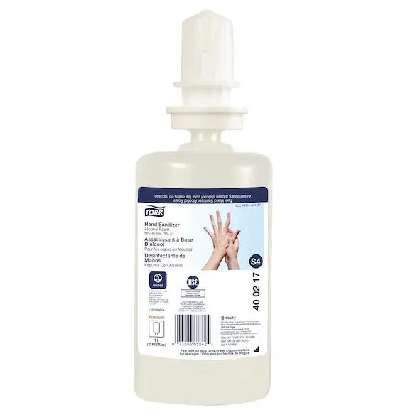 4002170 Tork Alcohol Foam Hand Sanitizer 1000-Ml Clear