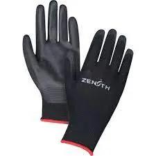 Lightweight Palm Coated Gloves, 9/Large, Polyurethane Coating, 13 Gauge, Polyester Shell Pair