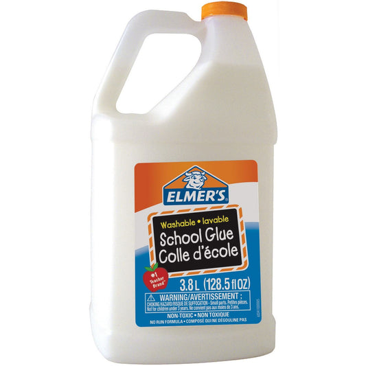 Elmer's Washable School Glue, White, 3.8 L
