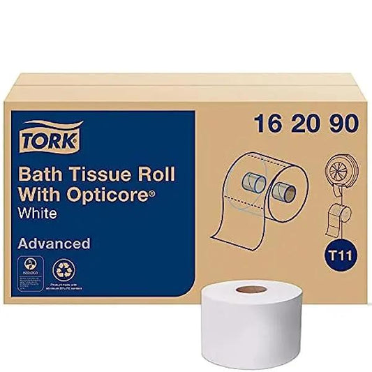 T/T Tork OptiCore® Mid-size Toilet Paper Roll White T11