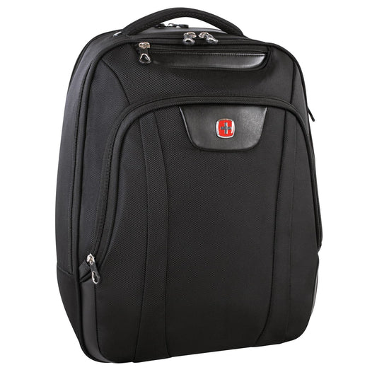 SwissGear Laptop and Tablet Backpack, Black, Fits Laptops up to 17.3" (SWA2328BD)