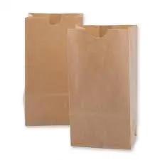 BAG KRAFT CARRY OUT 12X7X17 DD65 X-HEAVY 500/BDL