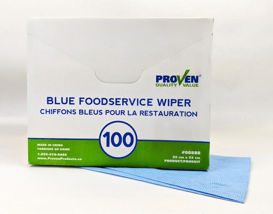 08888 PROVEN BLUE FOODSERVICE WIPER 100/CS