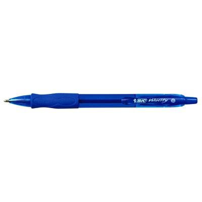 BIC Velocity Retractable Ballpoint Pen, Blue, Bold 1.6 mm