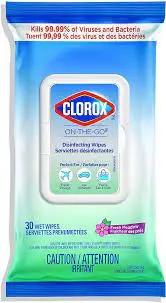 Clorox On-The-Go Flat Pack, Fresh Medow Scent, 30 Wipes