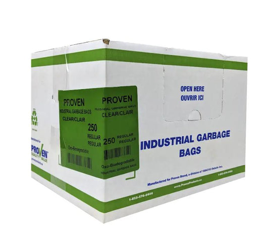 GARBAGE BAG 26X36 ECOLOGO REGULAR CLEAR 250/C