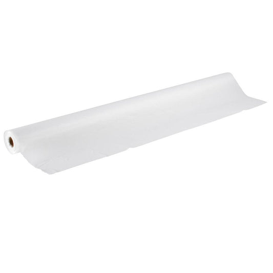 1504119  POLY TABLE COVER ROLL WHITE 40X300 F