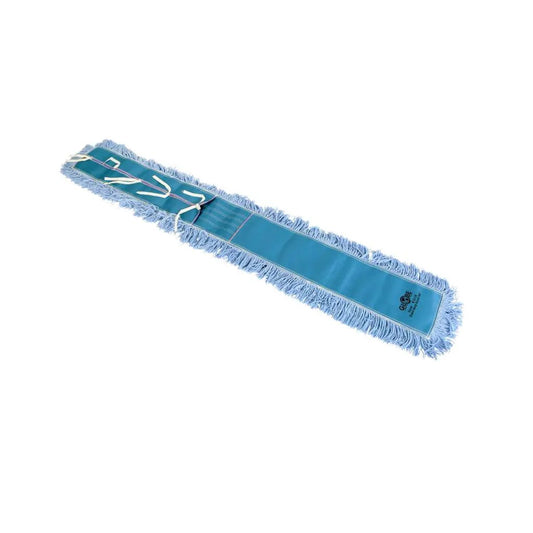 Pro-Stat® Dust mop head 60" x 5" Blue Tie-On