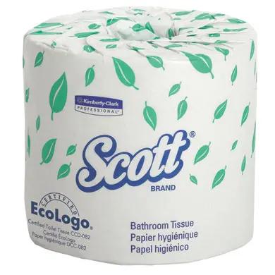 Toilet Tissue Scott® Essential Standard Roll, 2-Ply, White, 550 Sheets/Roll, 40 Rolls/Case