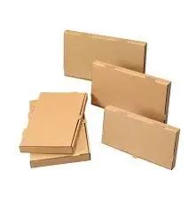 Box 14"x7"x2" Corrugated Kraft Flat Bread  50/case