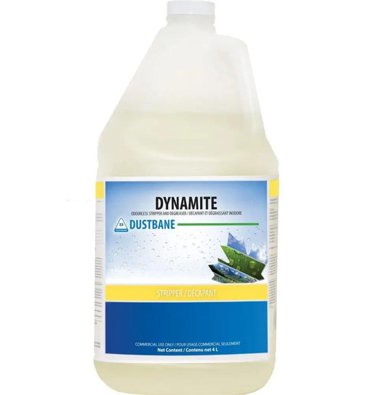 52007 DYNAMITE ODOURLESS FLOOR STRIPPER AND DEGREASER 4-L CLR