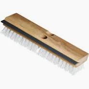 Utility Scrub Brush & Squeegee, 11" L, Polypropylene Bristles, White Each