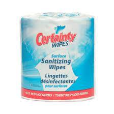 Certainty Surface Sanitizing Wipes, 8" x 6" (1500 WIPES x 2)