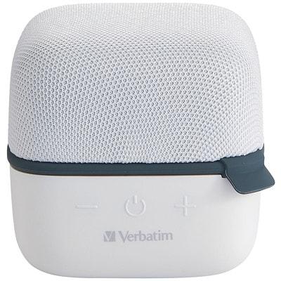 Verbatim Wireless Cube Bluetooth Speaker, White