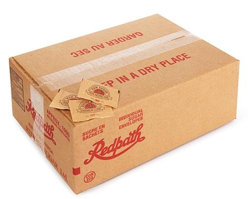 Redpath White Sugar Packets, 3.5 g, 1,000 per Carton