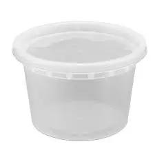 DELI CONTAINER  16oz (500mL) HEAVY DUTY COMBO 240/CS