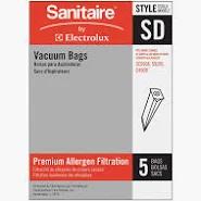 DISCONTINUED SD Premium Paper Vacuum Bag 5/PK