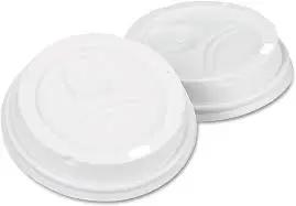 LID DIXIE #DL9540 DOME WHITE for 10oz paper 1000/c