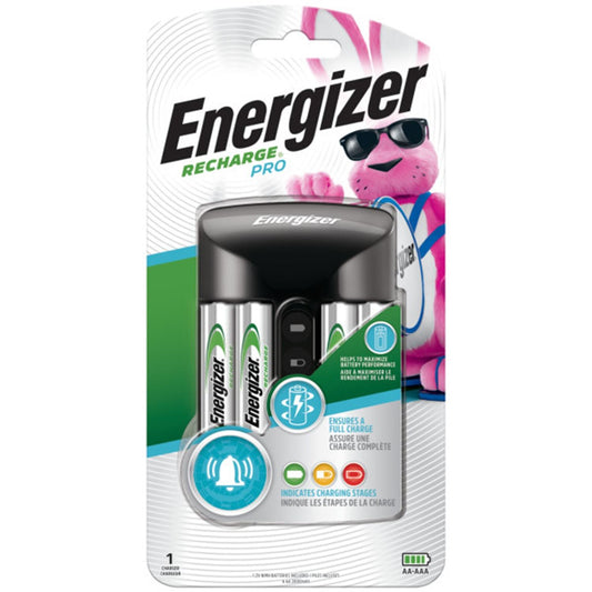 Energizer Pro Charger with 4 "AA" NiMH Rechargeable Batteries