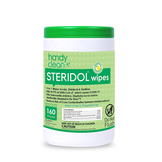 STERIDOL MULTI-PURP DISINFECTANT WIPES 160/TUB