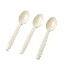 CUTLERY PLASTIC SOUPSPOON MAPLE MED WEIGHT 1000/CS