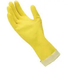 GLOVE YELLOW RUBBER LARGE /PAIR