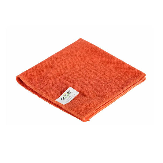 14"x14" Microfiber Cloth 240GSM Orange  ea