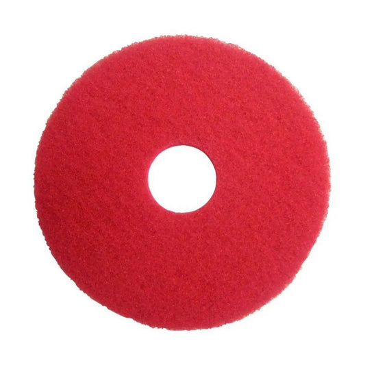 17"  Red Buffing Floor Pad