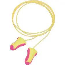 Howard Leight Laser Lite Multi-Colour Foam Earplugs, Pair - Polybag, Corded