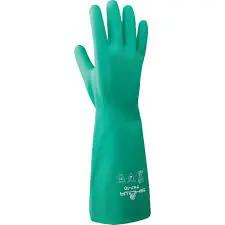 Chemical Resistant Gloves 747 Series, Size Large/9, 18" L, Nitrile, 22.04-mil Pair