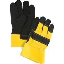 Fitters Gloves, Large, Split Cowhide Palm, Thinsulate  Inner Lining Pair