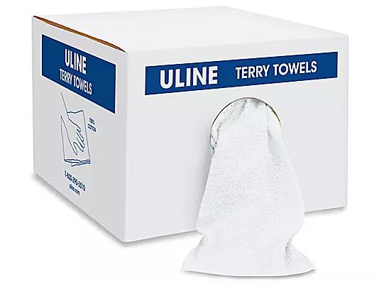 RAGS TERRY TOWEL WHITE 25 LB