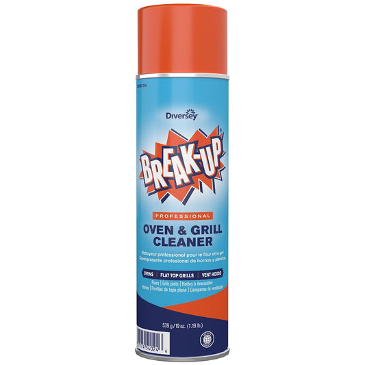 Diversey Break-Up Oven and Grill Cleaner, Aerosol Spray, 539 g