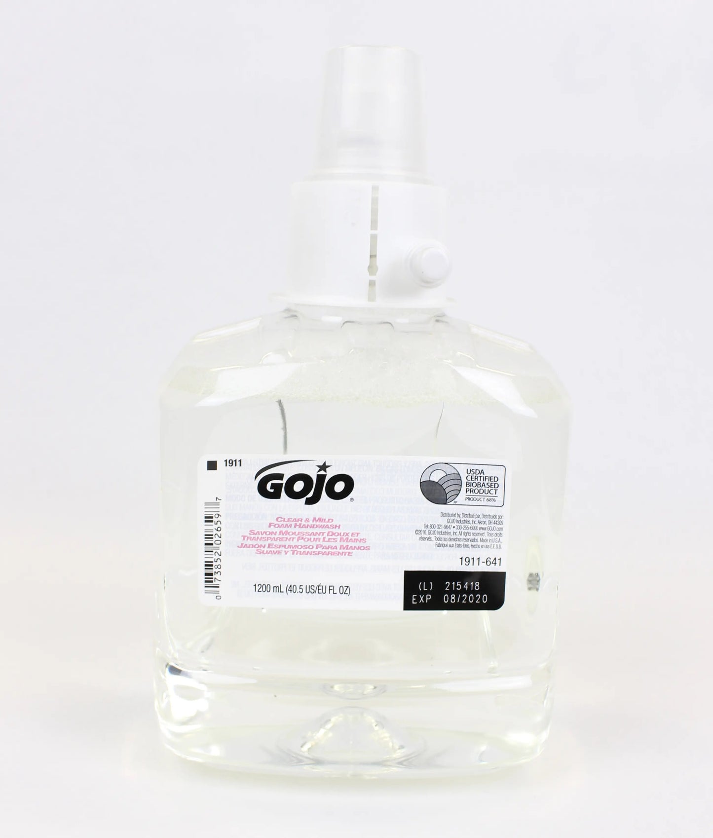 Gojo® Clear & Mild Foam Handwash, 1200 mL 2/cs